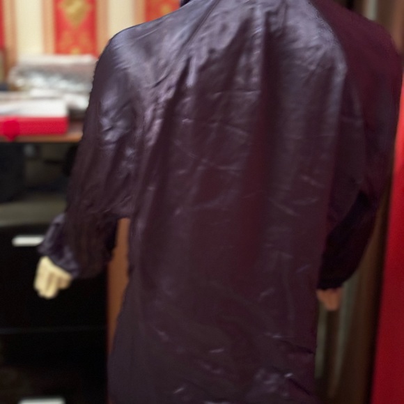 Laurel black embroidered silk button down blouse IT40 - Picture 10 of 16